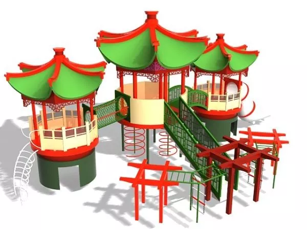 Classic Castle Architecture 3d model