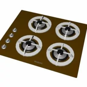 Fagor Kitchen Gas Cooktop 3d model