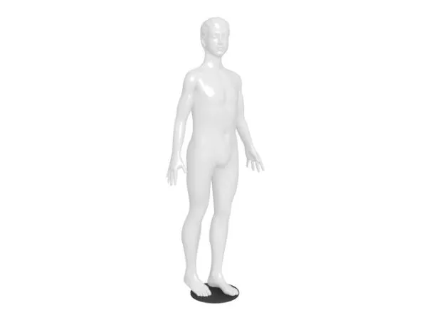 Middle Aged Lowpoly Wolman Character 3d model