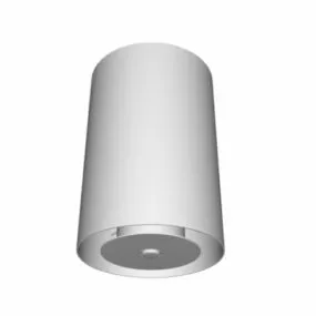 Island Metal Range Hood 3d model