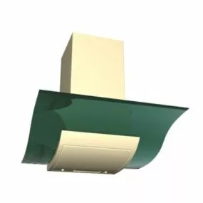 Wall Mounted Kitchen Extractor Hood 3d model
