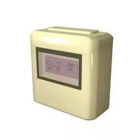 Old Kitchen Toaster With Timer 3d model