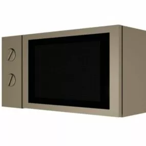 Modern Kitchen Microwave Oven 3d model