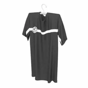 T-shirt On Hanger Fashion Store 3d model