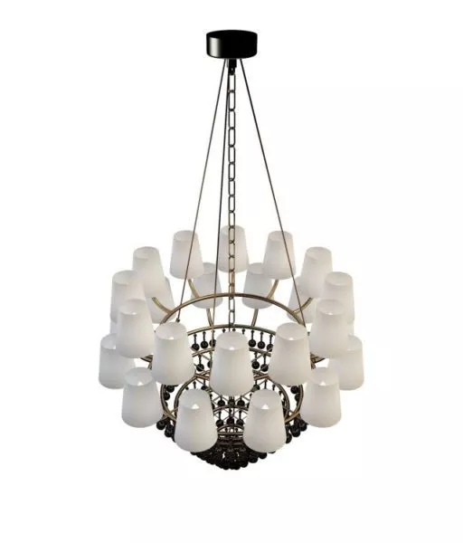 Neoclassical Antique Style Chandelier 3d model Neoclassical Antique Style Chandelier 3d model
