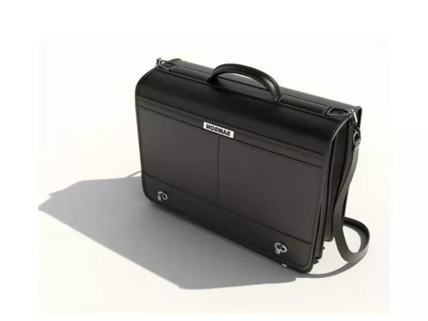 Men Leather Briefcase 3d model
