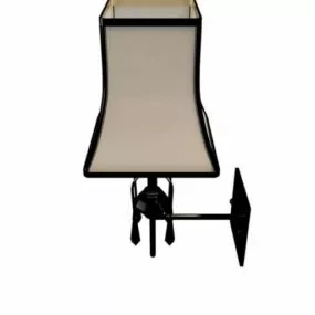 Retro Style Brass Wall Lamp 3d model