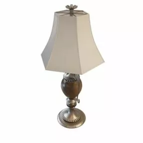 Antique Shape Bedroom Table Lamp 3d model