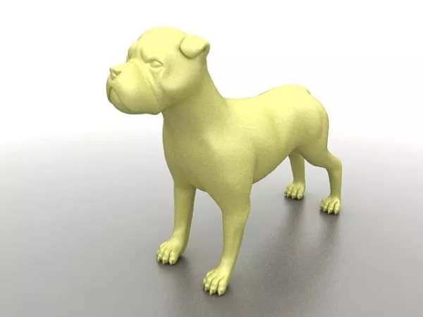 Dog Statue For Garden Ornament 3d model Dog Statue For Garden Ornament 3d model