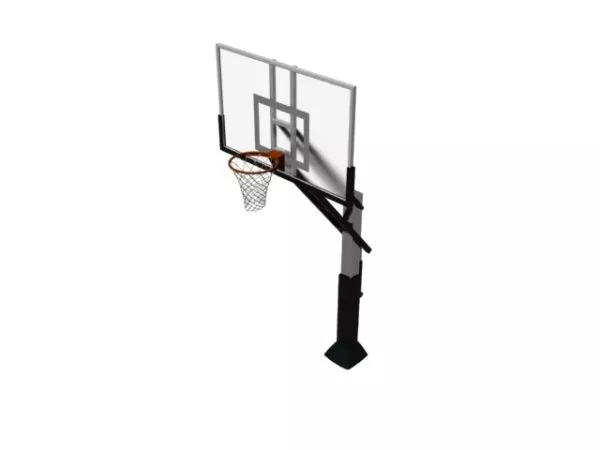 Basketball Hoop With Blackboard Free 3d Model - .Blend, .C4d, .Dae ...