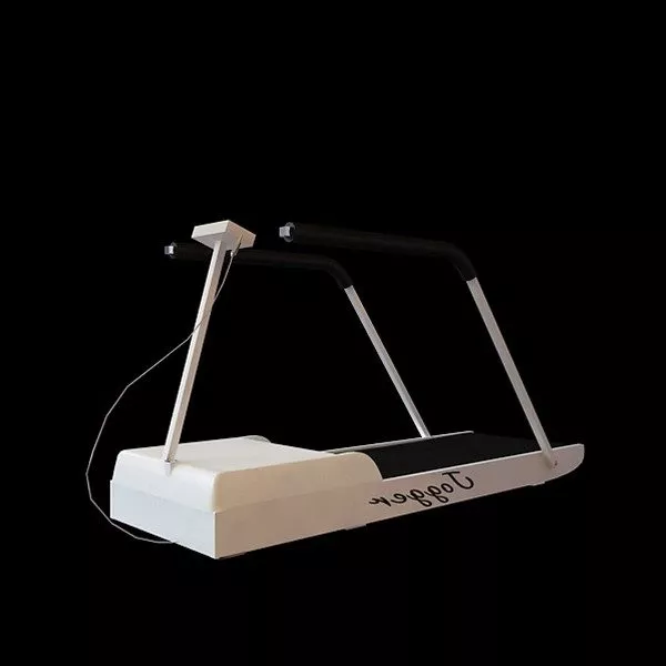Gym Equipment Rack With Big Weights On Side 3d model
