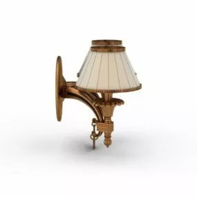 Bronze Wall Sconces Antique Style 3d model