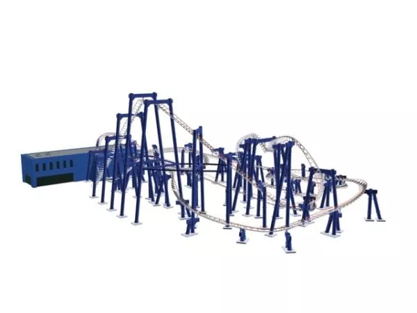 Swing Ship Playground 3d model