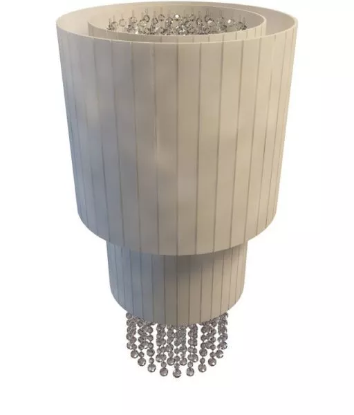 Waterfall Style Chandelier Light 3d model Waterfall Style Chandelier Light 3d model