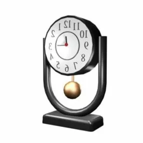 Modern Table Clock 3d model