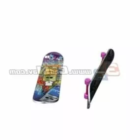 Decorative Skateboard 3d model