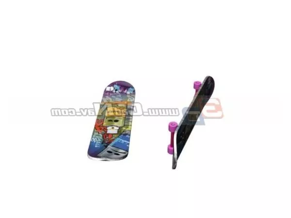 Decorative Skateboard 3d model Decorative Skateboard 3d model