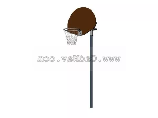 Basketball Basket With Mesh 3d model