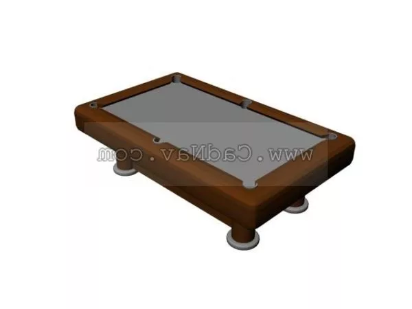 Pool Balls In Triangle Rack 3d model