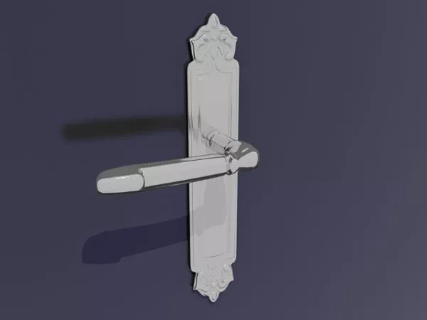 Brass Rack Handle 3d model