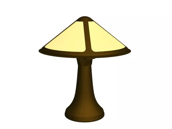 Mushroom Shape Table Lamp Furniture 3d model Mushroom Shape Table Lamp Furniture 3d model