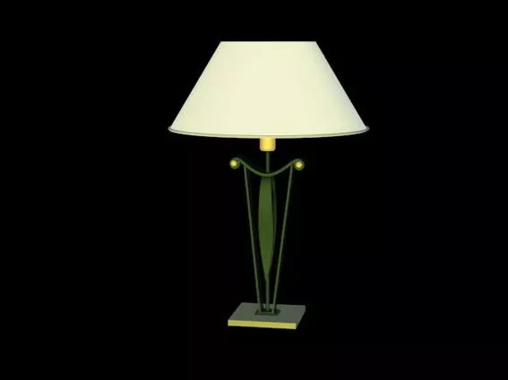 Antique Bedroom Table Lamp Design 3d model Antique Bedroom Table Lamp Design 3d model