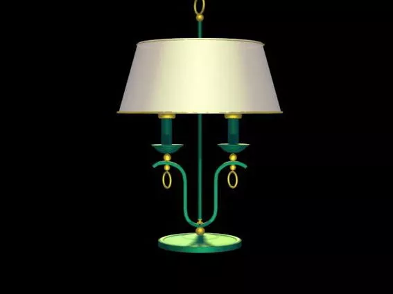 Vintage Style Bedroom Table Lamp 3d model Vintage Style Bedroom Table Lamp 3d model