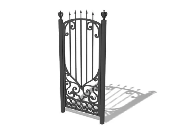 House Gate 3d model