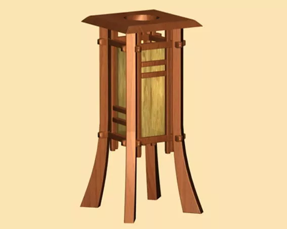 Vintage Living Room Floor Lamp 3d model Vintage Living Room Floor Lamp 3d model