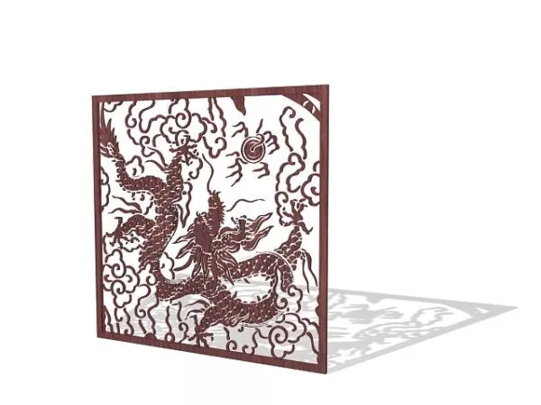 Frame Decorative Break Effect 3d model