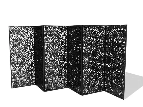 Screen Divider Multiple Frame 3d model