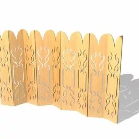 Folding Screen Furniture Room Divider 3d model