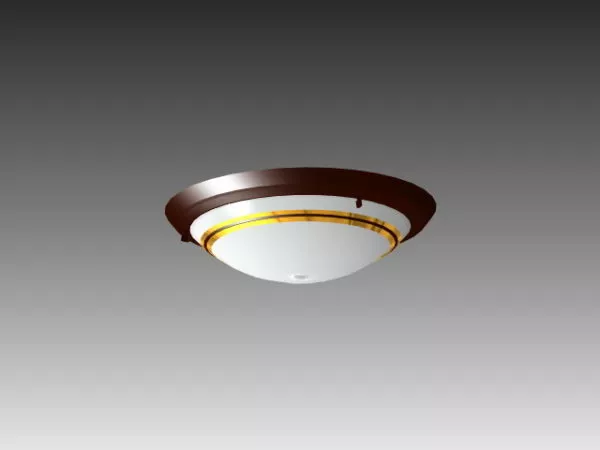 House Flush Mounted Ceiling Lamp 3d model House Flush Mounted Ceiling Lamp 3d model