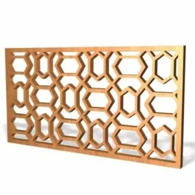 Lattice Window Inserts Design 3d model