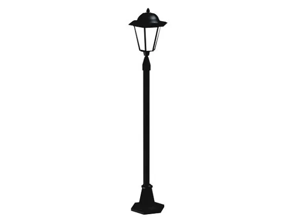 Old Wrought Iron Street Lamp 3d model Old Wrought Iron Street Lamp 3d model