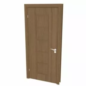 Interior Wood Door Furniture 3d model