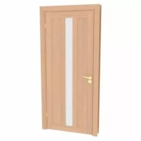 Glazed Interior Door Furniture 3d model