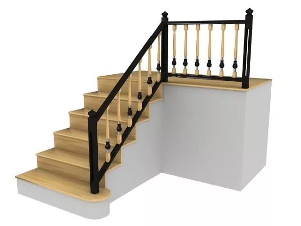 Short Staircase Interior Design 3d model Short Staircase Interior Design 3d model