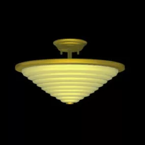 Interior Cone Ceiling Light 3d model