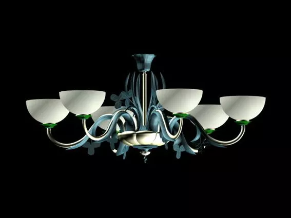 French Style Home Country Chandelier 3d model French Style Home Country Chandelier 3d model