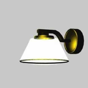 Home Furniture Brass Wall Lamp 3d model