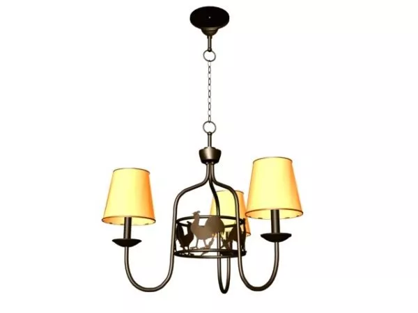 Drum Pendant Lighting 3d model