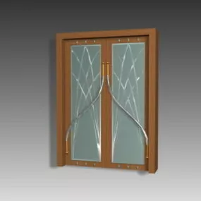 Art Glass Home Door 3d model
