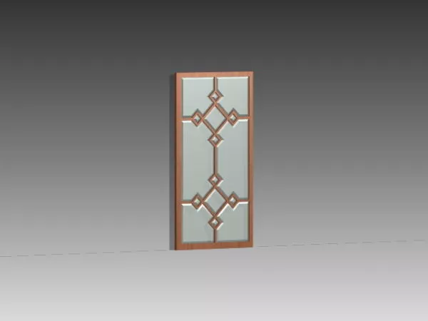 Decorative Windows Glass Door Inserts 3d model Decorative Windows Glass Door Inserts 3d model