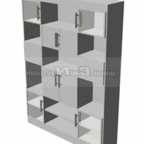 Wooden Wall Cupboard 3d model