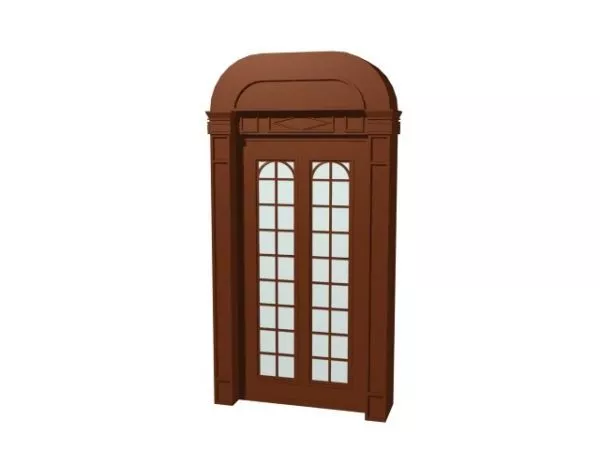Home Interior French Door 3d model Home Interior French Door 3d model