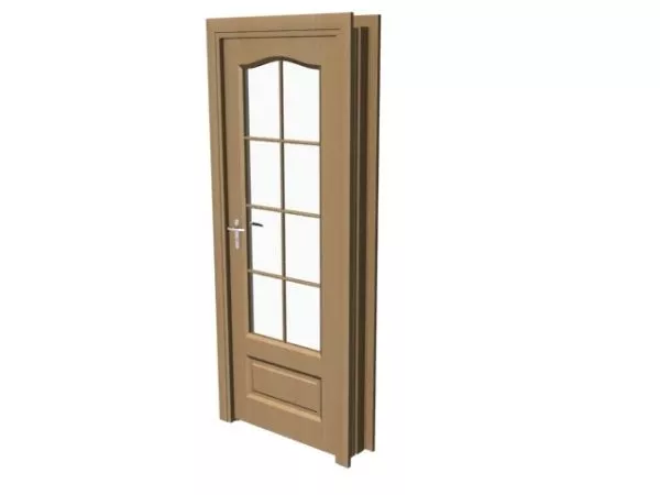 Panel With Carved Hole Decoration 3d model
