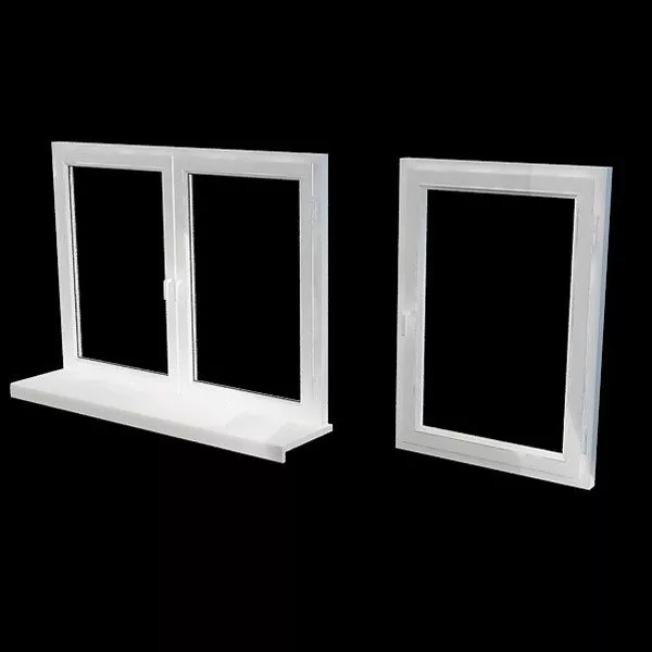 Double Sash Home Casement Window 3d model Double Sash Home Casement Window 3d model
