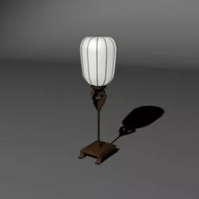 Antique Old Desk Lamp 3d model