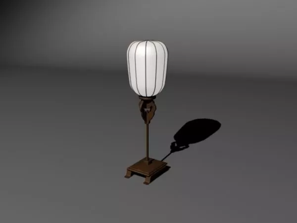 Antique Old Desk Lamp 3d model Antique Old Desk Lamp 3d model